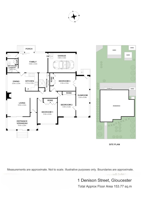 1 Denison Street, Gloucester, NSW, 2422 - Floorplan 1