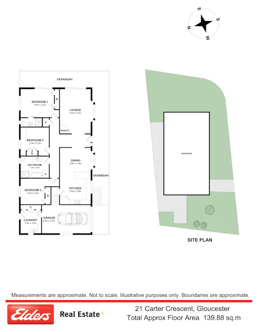 21 Carter Crescent, Gloucester, NSW, 2422 - Floorplan 1