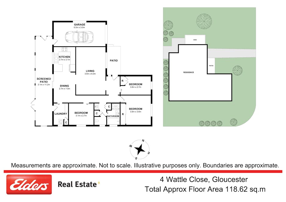 4 Wattle Close, Gloucester, NSW, 2422 - Floorplan 1