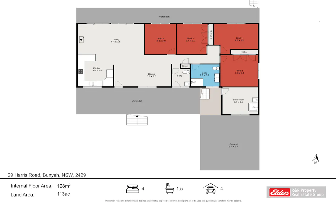 29 Harris Road, Bunyah, NSW, 2429 - Floorplan 1