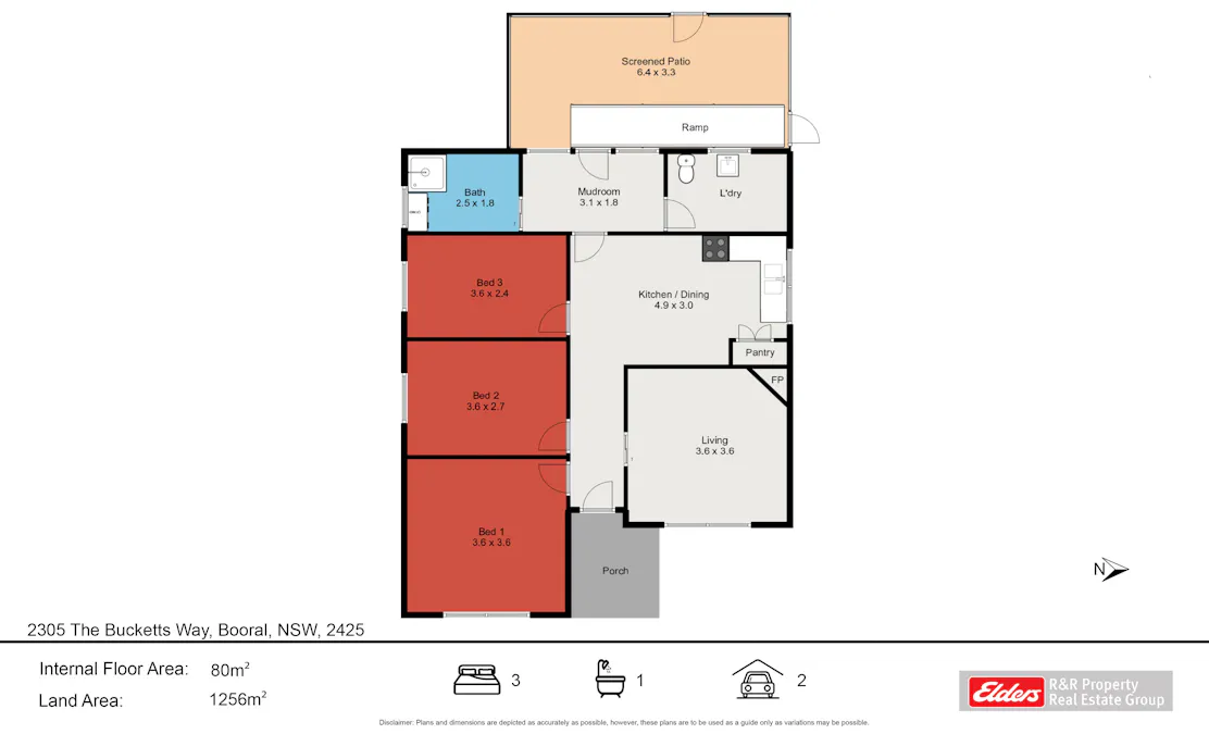 2305 The Bucketts Way, Booral, NSW, 2425 - Floorplan 1