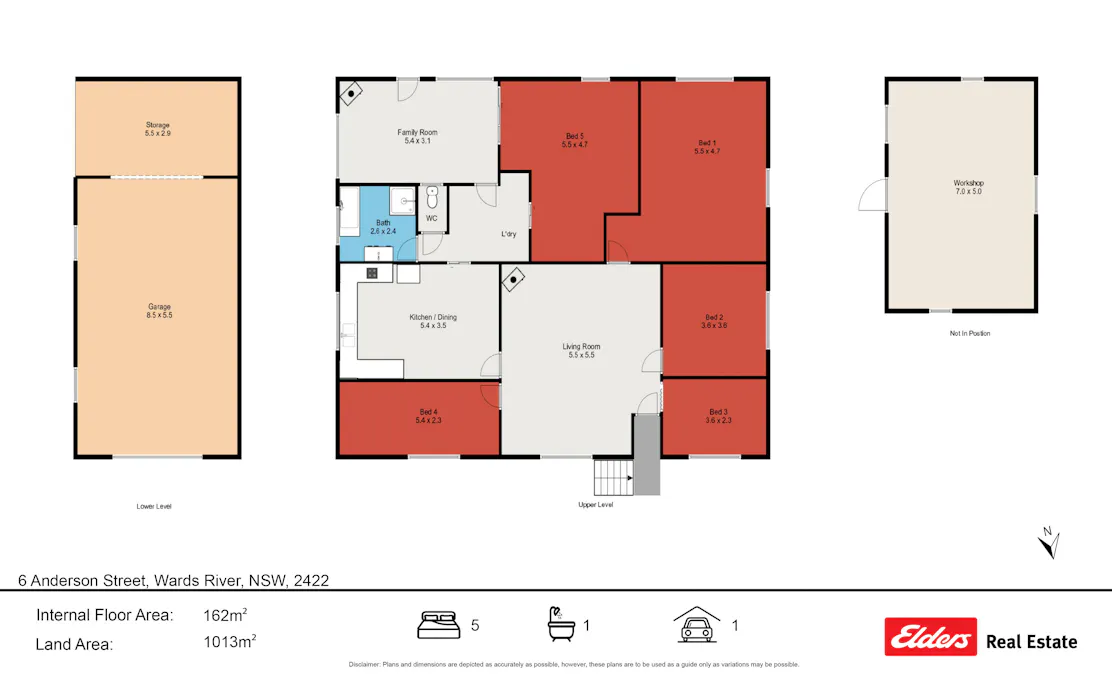 6 Anderson Street, Wards River, NSW, 2422 - Floorplan 1