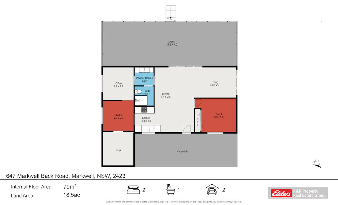 647 Markwell Back Road, Markwell, NSW, 2423 - Floorplan 1