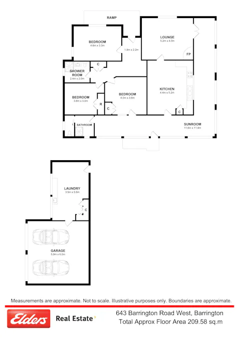 2/643 Barrington West Road, Barrington, NSW, 2422 - Floorplan 1