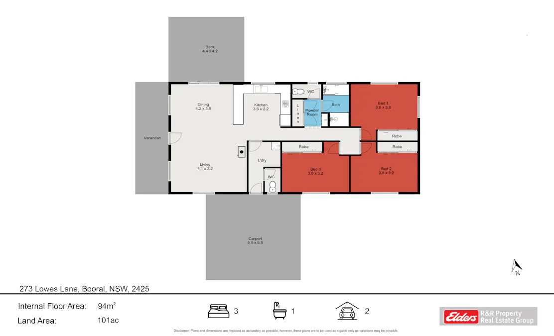 273 Lowes lane, Booral, NSW, 2425 - Floorplan 1