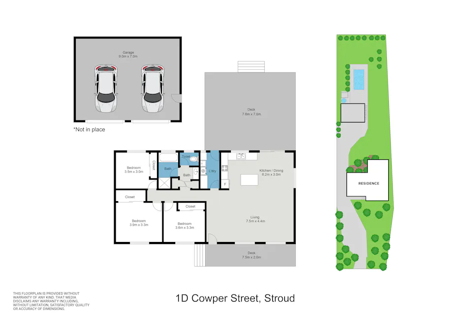 1D Cowper Street, Stroud, NSW, 2425 - Floorplan 1