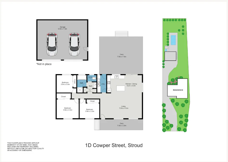1D Cowper Street, Stroud, NSW, 2425 - Floorplan 1