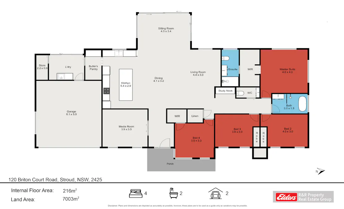 120 Briton Court Road, Stroud, NSW, 2425 - Floorplan 1