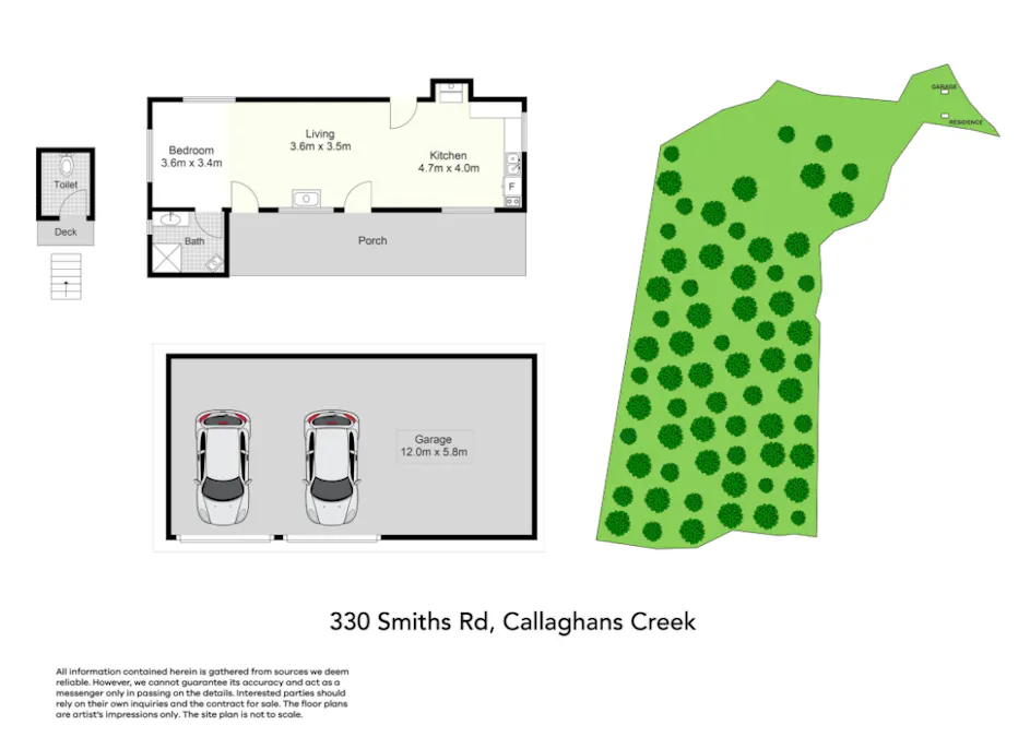 330 Smiths Road, Callaghans Creek, via, Gloucester, NSW, 2422 - Floorplan 1