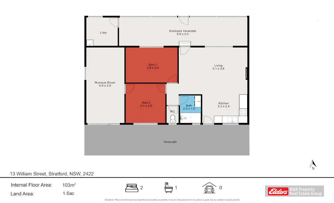 13 William Street, Stratford, NSW, 2422 - Floorplan 1