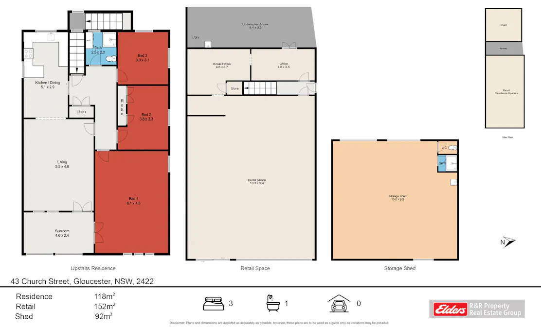 43 Church Street, Gloucester, NSW, 2422 - Floorplan 1