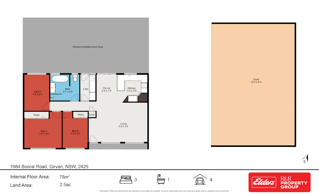1984 Booral Road, Girvan, NSW, 2425 - Floorplan 1