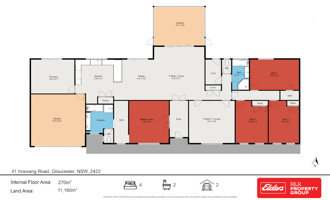 41 Irrawang Road, Gloucester, NSW, 2422 - Floorplan 1