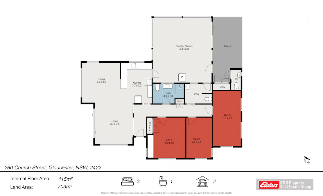260 Church  Street, Gloucester, NSW, 2422 - Floorplan 1