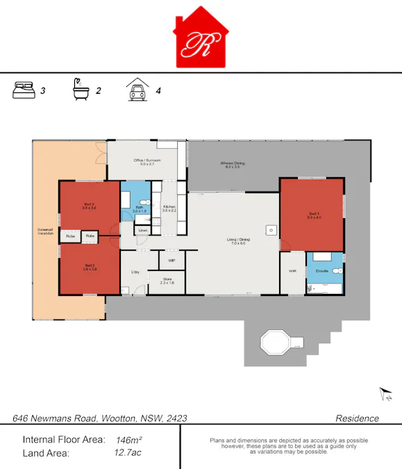 646 Newmans Road, Wootton, NSW, 2423 - Floorplan 1