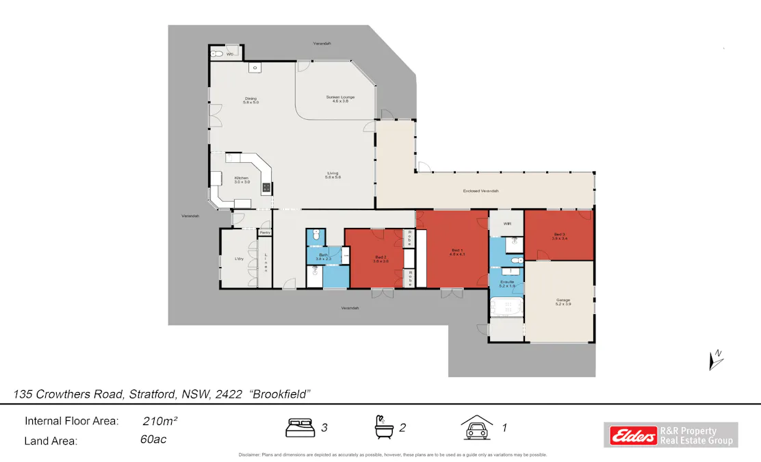 135 Crowthers Road -   Stratford Via, Gloucester, NSW, 2422 - Floorplan 1