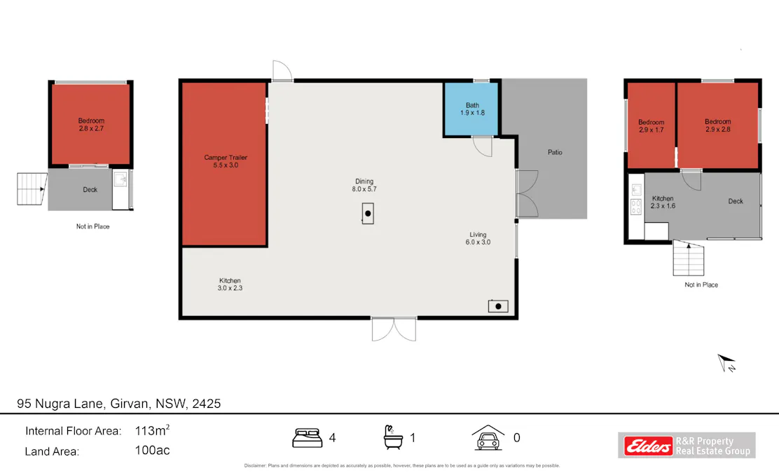 95 Nugra Lane, Girvan, NSW, 2425 - Floorplan 1