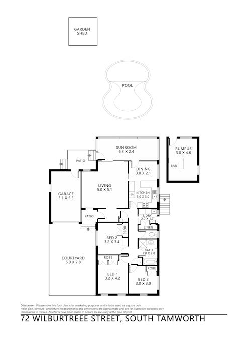 72 Wilburtree Street, Tamworth, NSW, 2340 - Floorplan 1