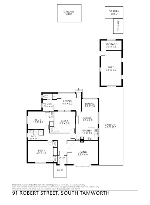 91 Robert Street, Tamworth, NSW, 2340 - Floorplan 1