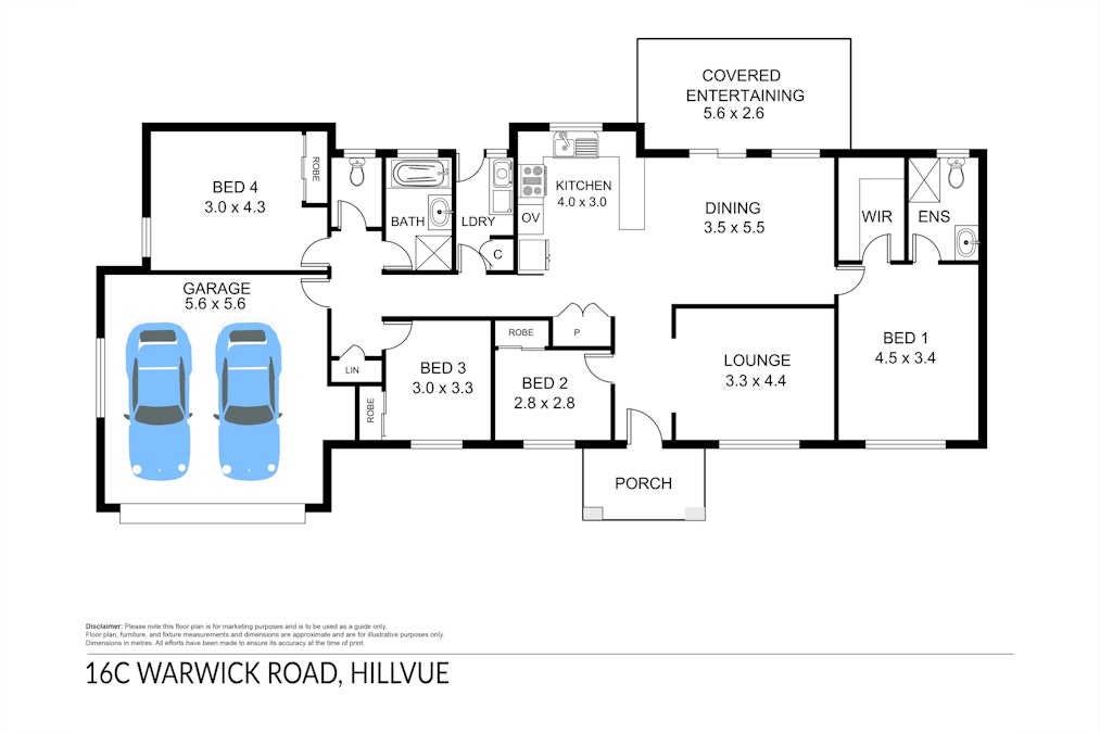 16C Warwick Road, Tamworth, NSW, 2340 - Floorplan 1