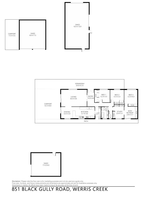 851 Black Gully Road, Werris Creek, NSW, 2341 - Floorplan 1