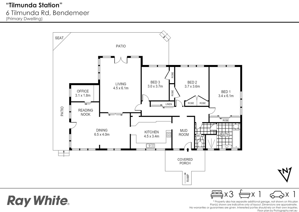 6 Tilmunda Road, Bendemeer, NSW, 2355 - Floorplan 1