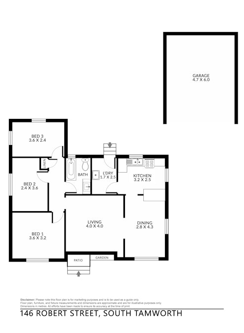 146 Robert Street, Tamworth, NSW, 2340 - Floorplan 1