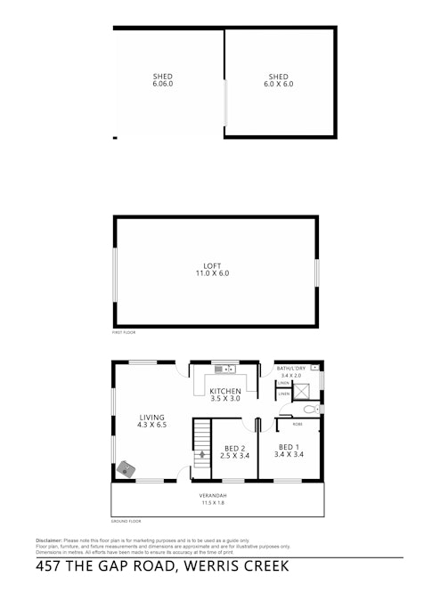 457 Gap Road, Werris Creek, NSW, 2341 - Floorplan 1