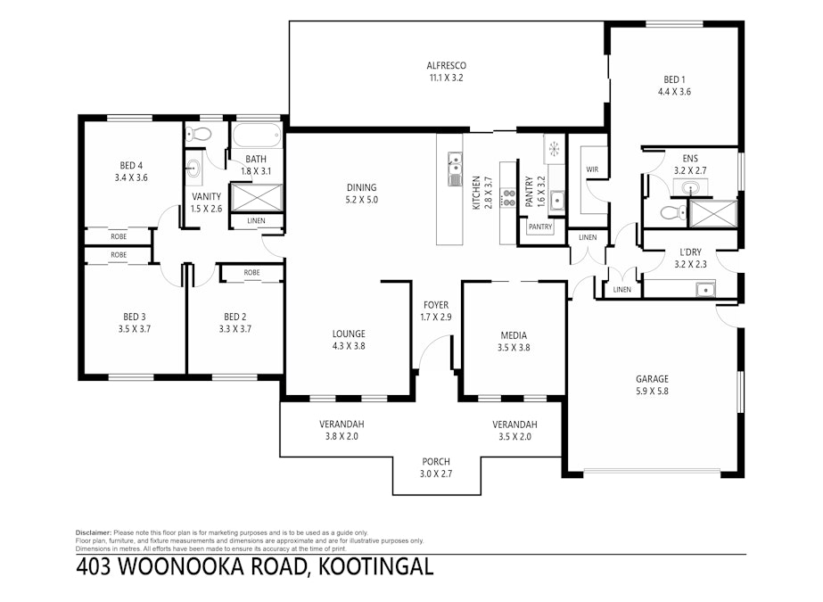 403 Woonooka Road, Tamworth, NSW, 2340 - Floorplan 1