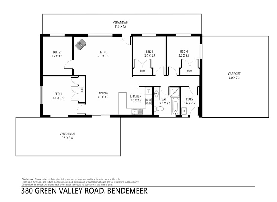 380 Green Valley Road, Bendemeer, NSW, 2355 - Floorplan 2