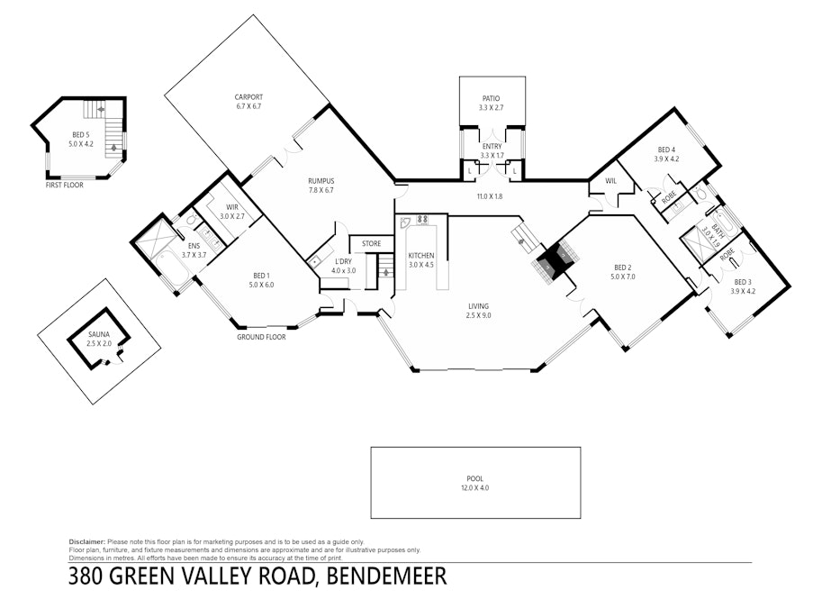 380 Green Valley Road, Bendemeer, NSW, 2355 - Floorplan 1