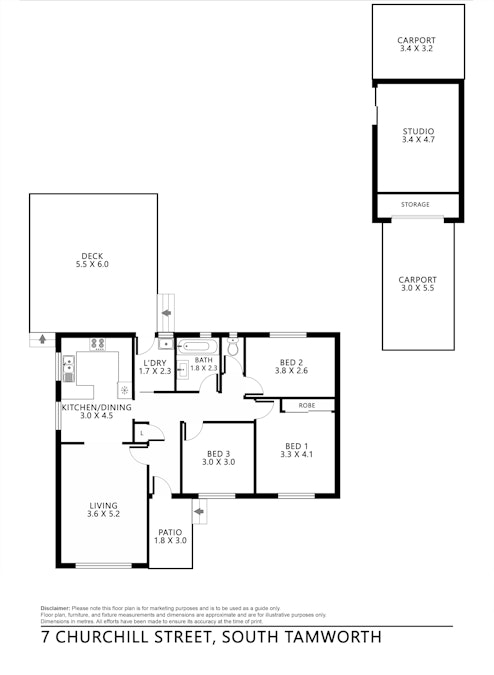 7 Churchill Street, Tamworth, NSW, 2340 - Floorplan 1