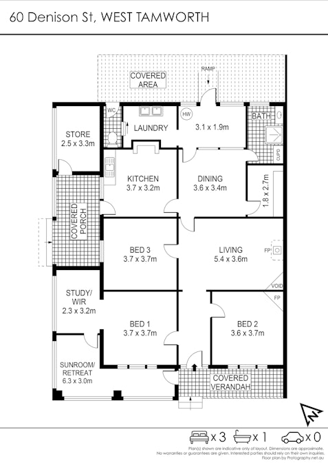 60 Denison Street, Tamworth, NSW, 2340 - Floorplan 1