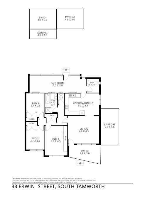 38 Erwin Street, Tamworth, NSW, 2340 - Floorplan 1