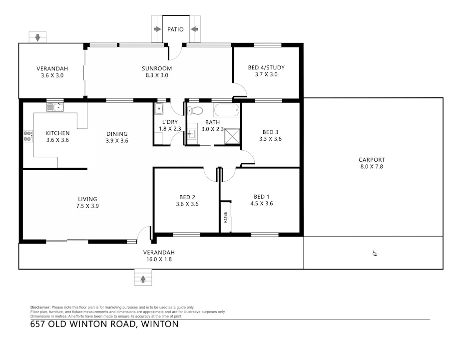 657 Old Winton Road, Tamworth, NSW, 2340 - Floorplan 1