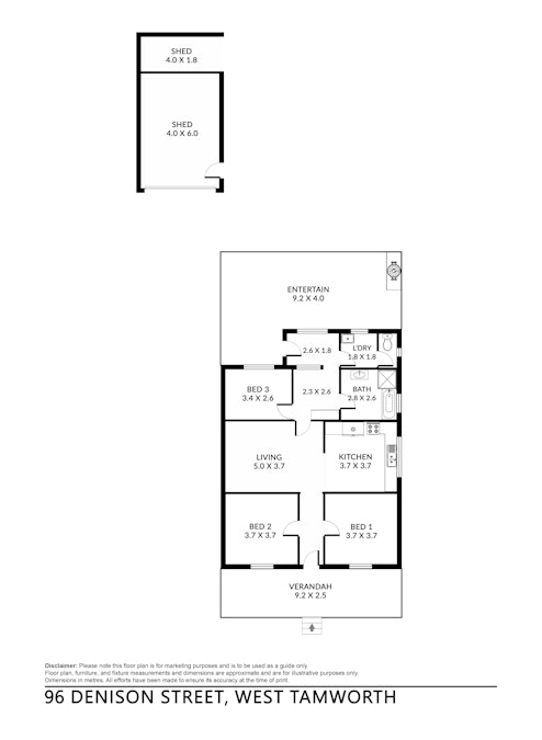 96 Denison Street, Tamworth, NSW, 2340 - Floorplan 1