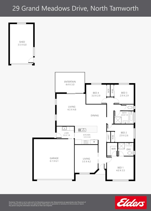 29 Grand Meadows Drive, Tamworth, NSW, 2340 - Floorplan 1