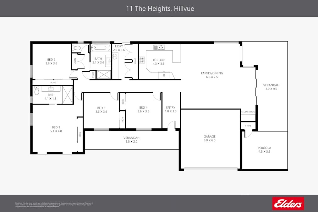 11 The Heights, Tamworth, NSW, 2340 - Floorplan 1
