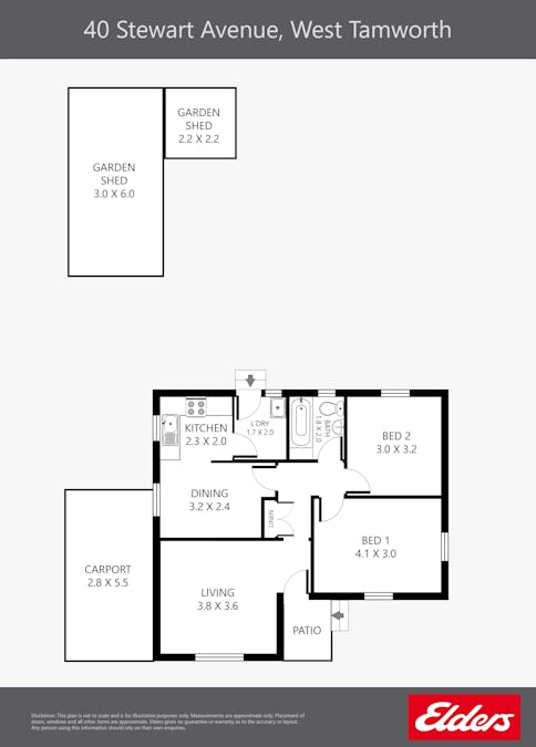 40 Stewart Avenue, Tamworth, NSW, 2340 - Floorplan 1