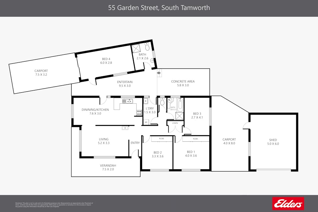 55 Garden Street, Tamworth, NSW, 2340 - Floorplan 1