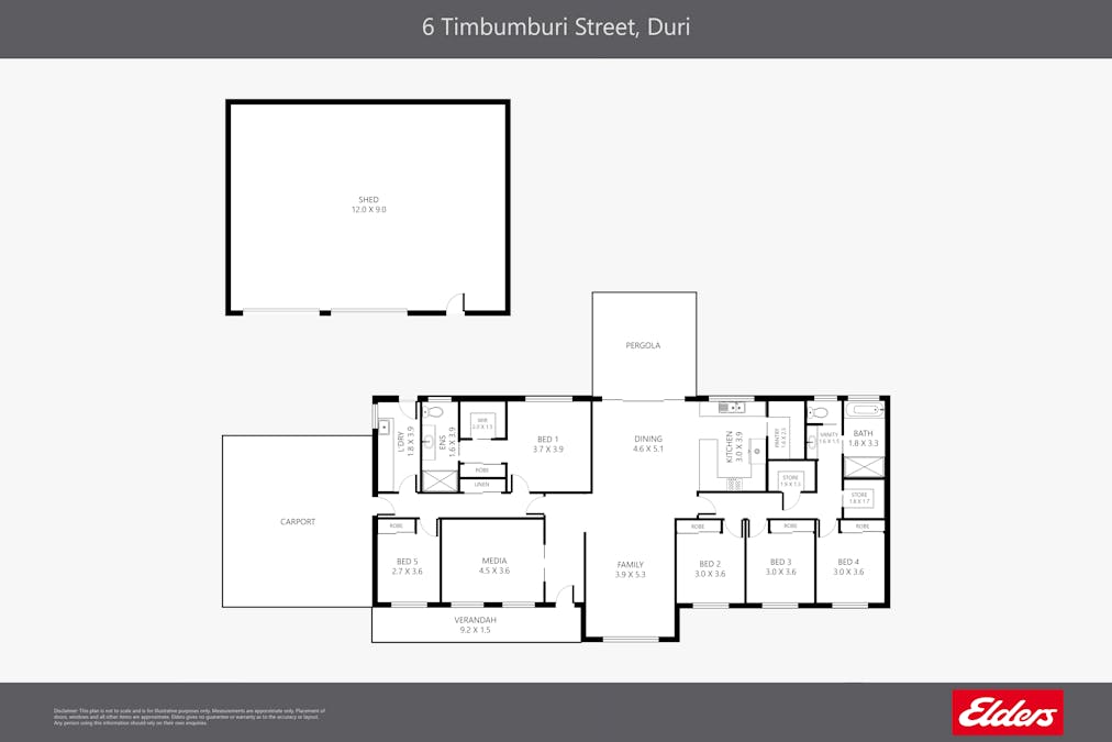 6 Timbumburi Street, Duri, NSW, 2344 - Floorplan 1