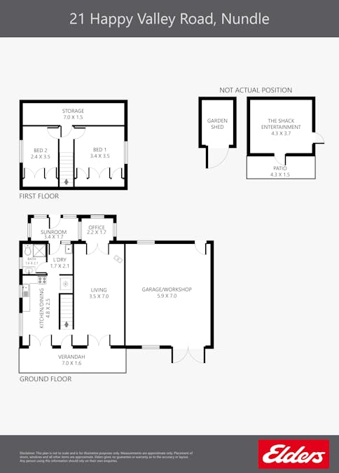 21 Happy Valley Road, Nundle, NSW, 2340 - Floorplan 1