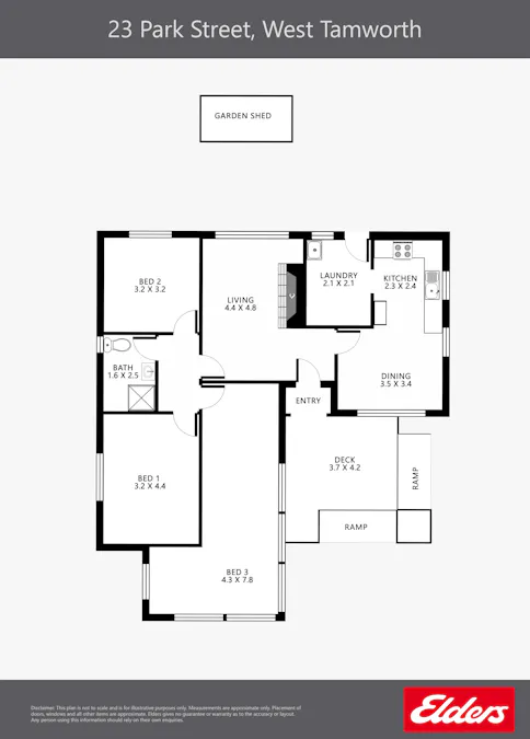 23 Park Street, Tamworth, NSW, 2340 - Floorplan 1