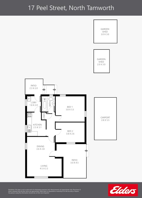 17 Peel Street, Tamworth, NSW, 2340 - Floorplan 1