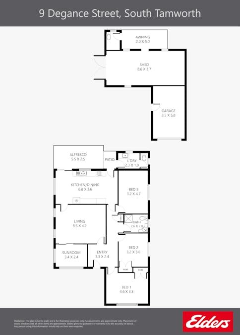 9 Degance Street, Tamworth, NSW, 2340 - Floorplan 1
