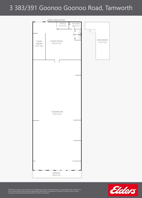3/383 - 391 Goonoo Goonoo Road, Tamworth, NSW, 2340 - Floorplan 1