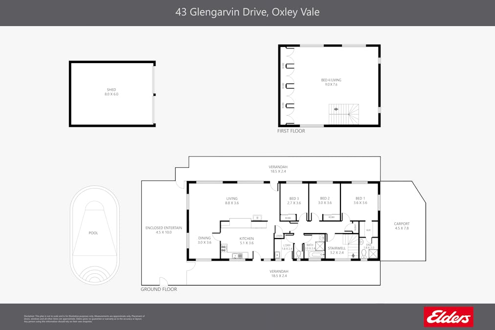 43 Glengarvin Drive, Tamworth, NSW, 2340 - Floorplan 1