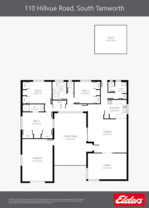 110 Hillvue Road, Tamworth, NSW, 2340 - Floorplan 1