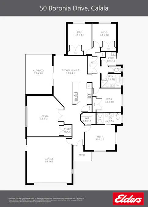 50 Boronia Drive, Tamworth, NSW, 2340 - Floorplan 1