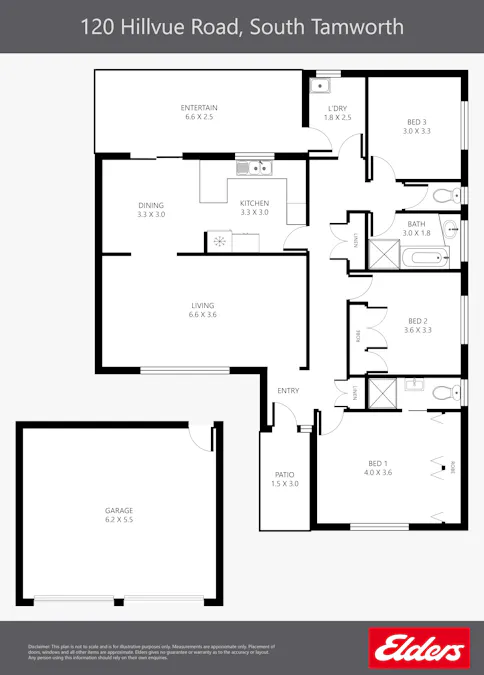 120 Hillvue Road, Tamworth, NSW, 2340 - Floorplan 1